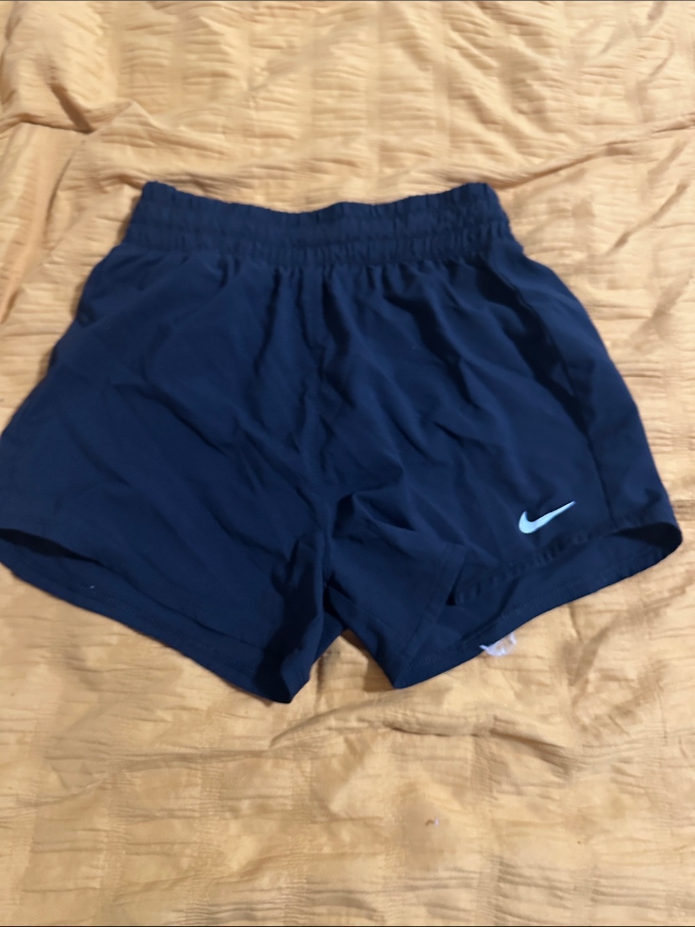 Nike black Running Shorts with White Accent